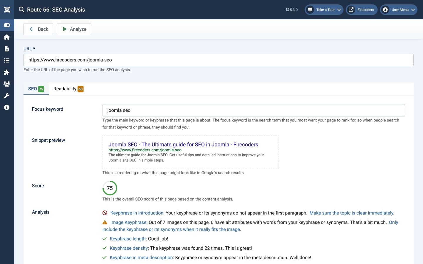 Route 66 for Joomla - URL Patterns