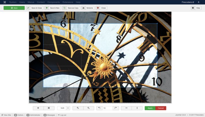Econa for Joomla - Image Editor