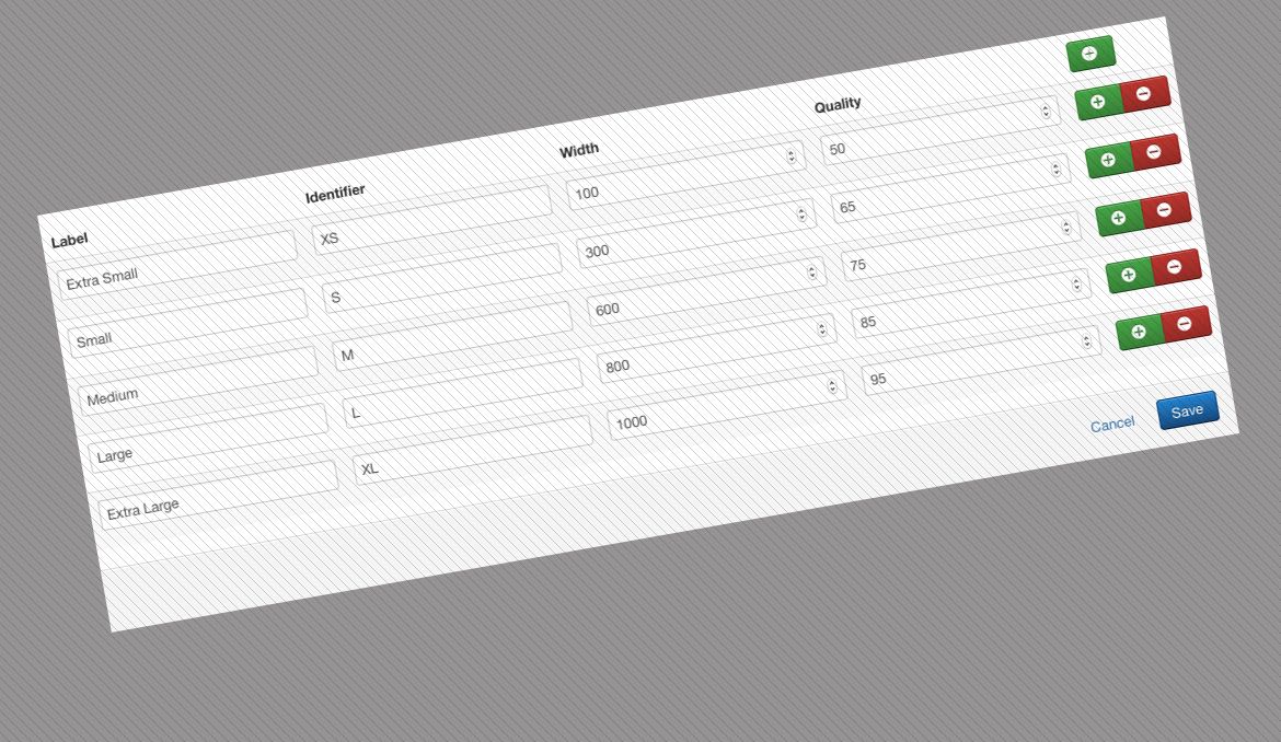 Econa responsive images