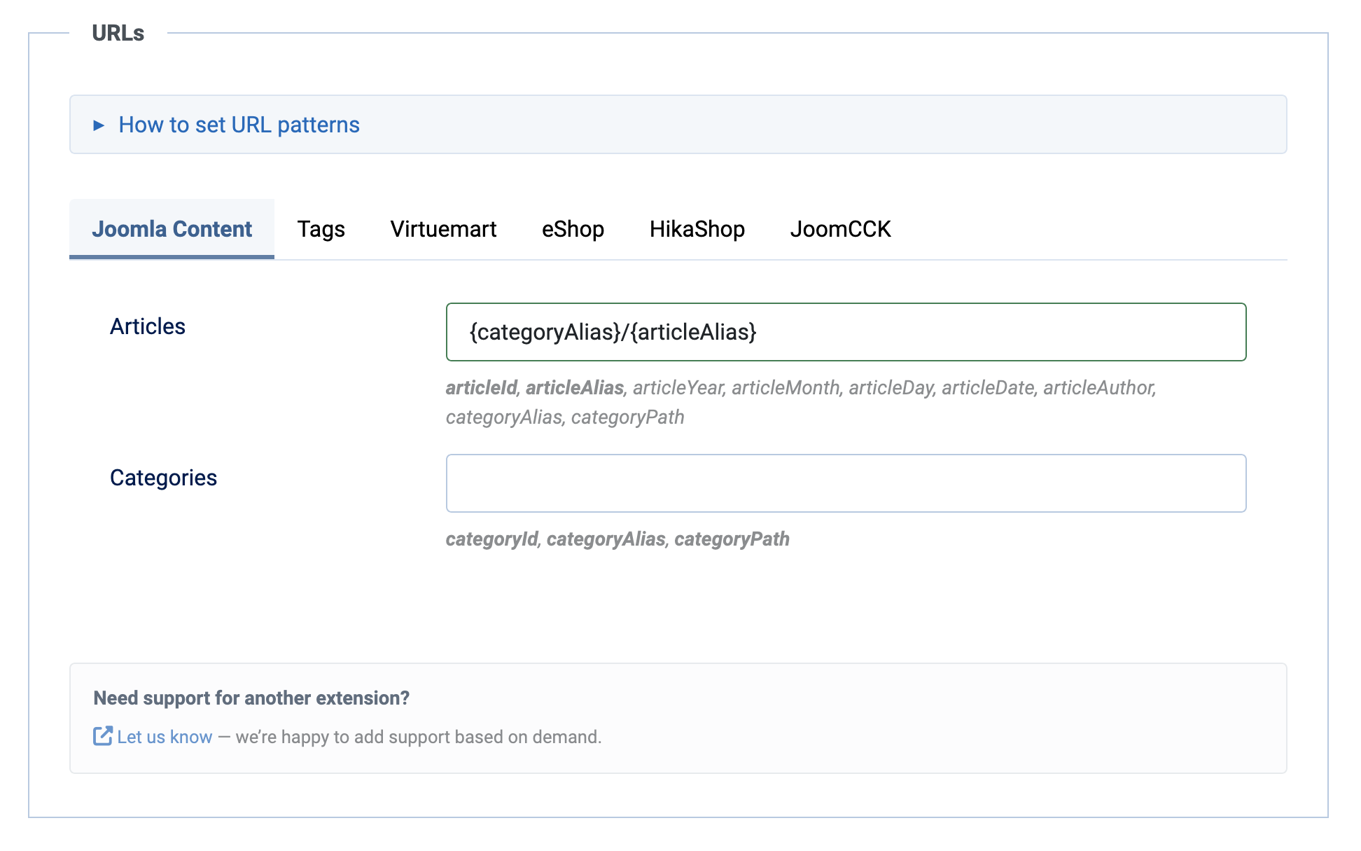 Joomla SEO Extension – Route 66 Custom SEF URLs with Dynamic Patterns