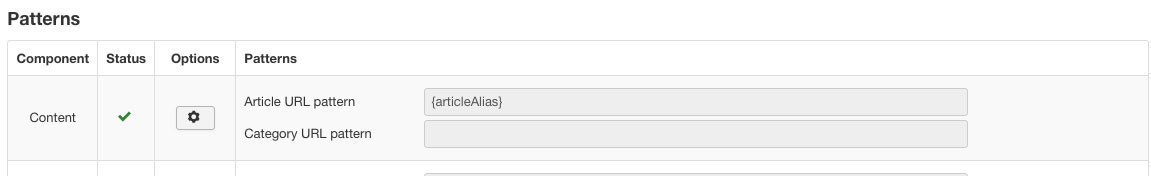 Joomla SEO - Route 66 URL Patterns