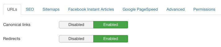 Joomla SEO - Route 66 Canonical and Redirects