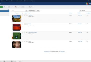 Showtime Joomla Gallery - Administration