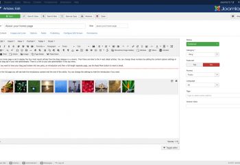 Showtime Joomla Gallery - Joomla! Content Editor Preview