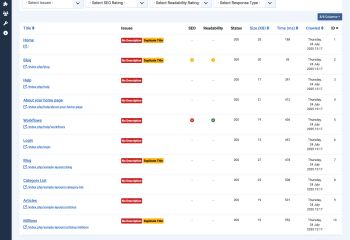 Crawled Pages - Route 66 for Joomla